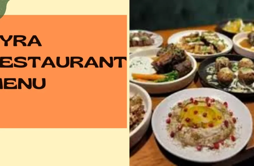 Syra Restaurant Menu