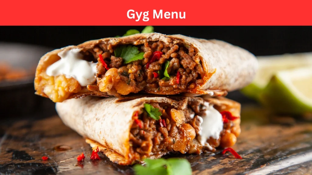 Gyg Menu