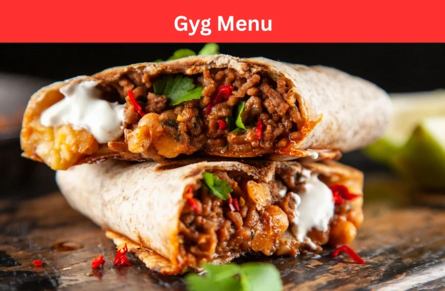 Gyg Menu