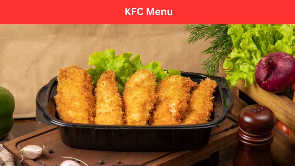 KFC menu