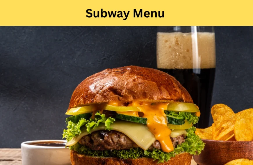 Subway menu