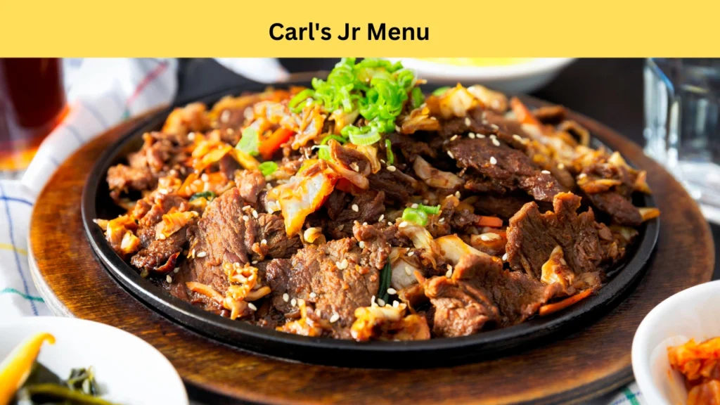 carl's jr menu