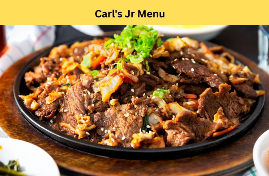 carl's jr menu