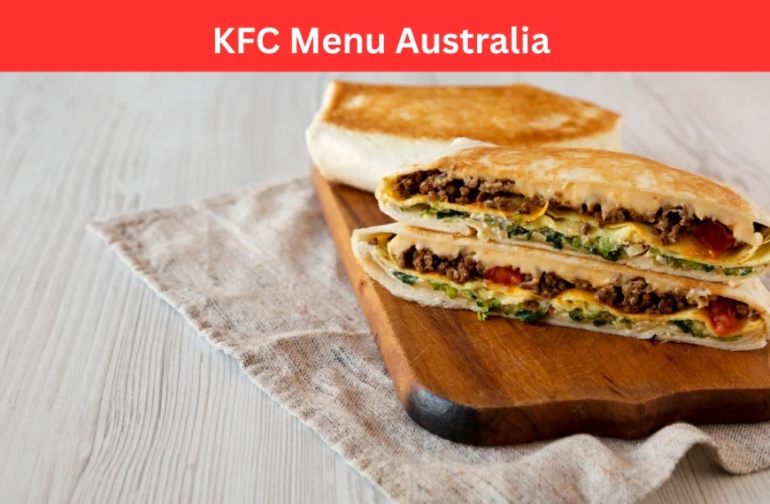 kfc menu australia