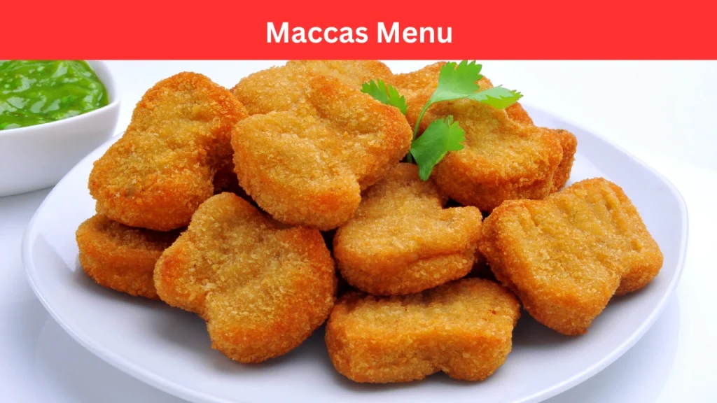 maccas menu