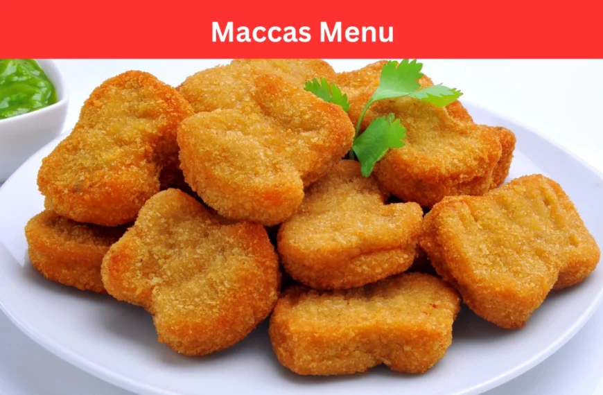 maccas menu