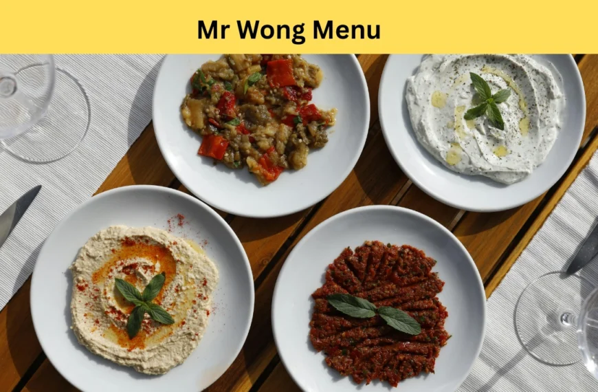 mr wong menu