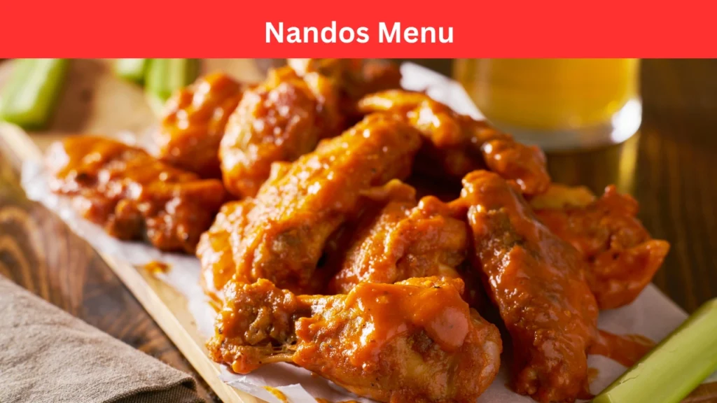 nandos menu