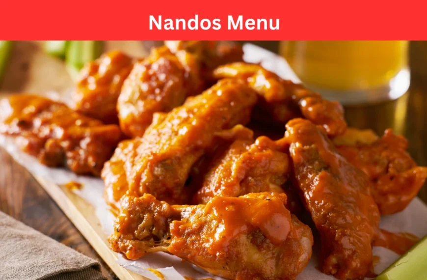 nandos menu