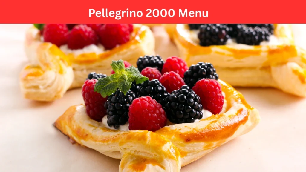 pellegrino 2000 menu