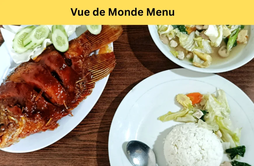 vue de monde menu