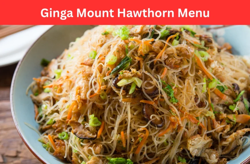 ginga mount hawthorn menu