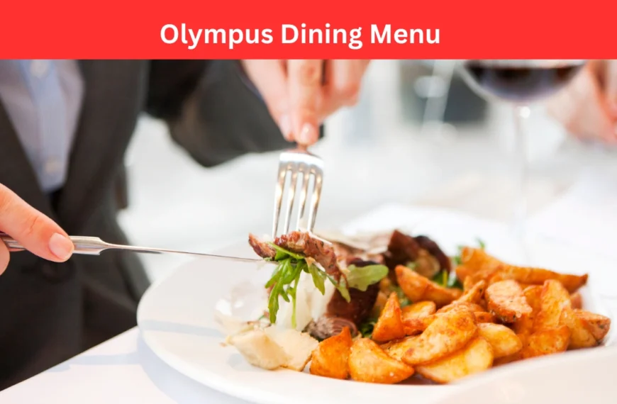 olympus dining menu