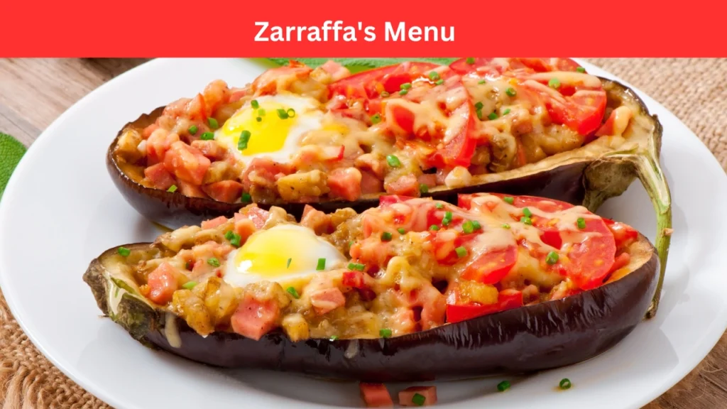 zarraffa's menu
