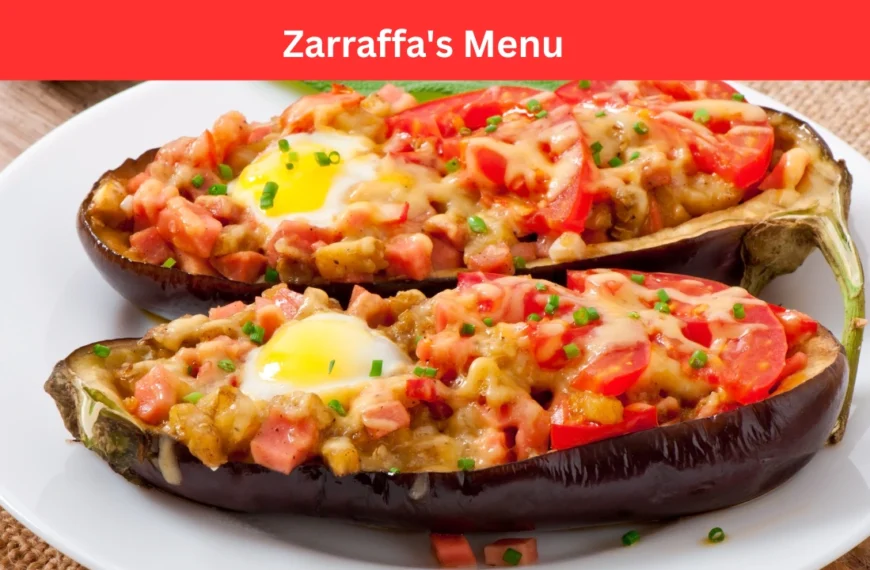 zarraffa's menu